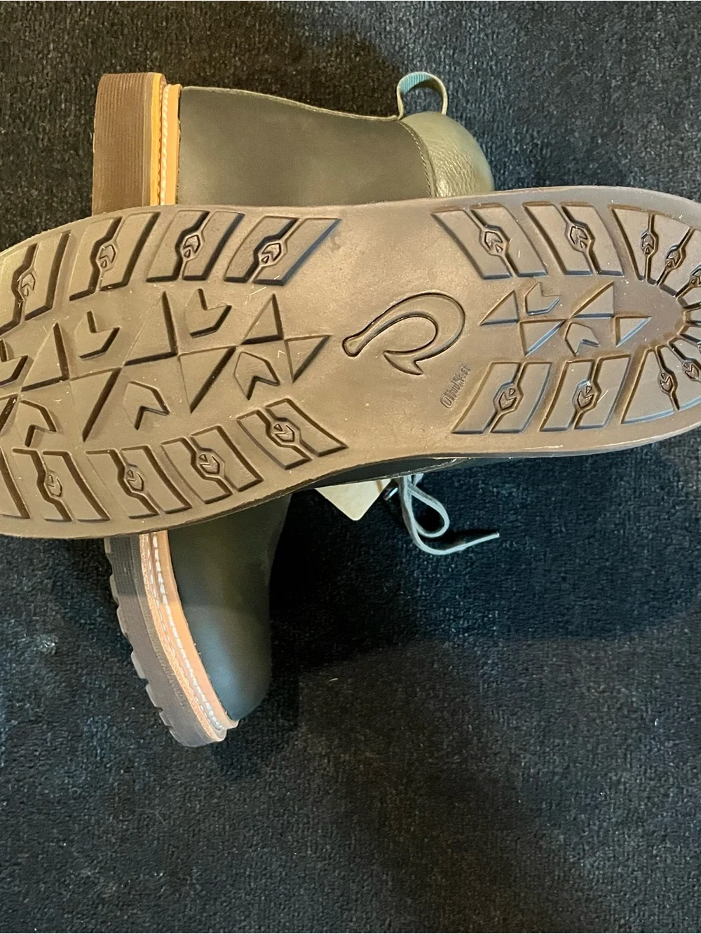 OluKai Men’s KilaKila Boots in Nori (Black)